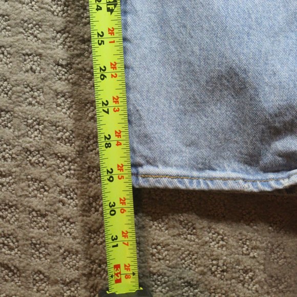 Levi's 501 Light Blue Faded Jeans 40x30 - Picture 11 of 11